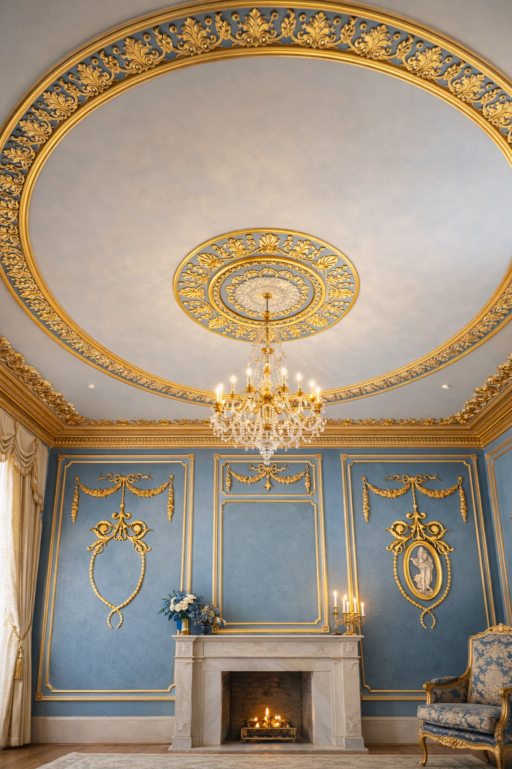 Hand-applied polished plaster finish by Choice Finishes, specialist London plastering contractors